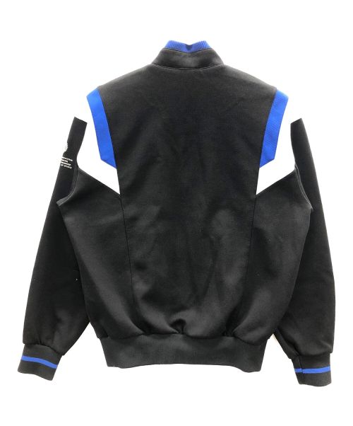 adidas（アディダス）adidas (アディダス) セットアップジャージ ブラック×ブルー サイズ:Lの古着・服飾アイテム