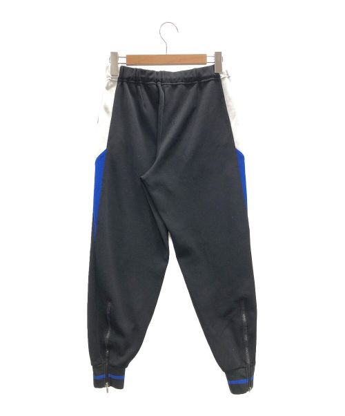 adidas（アディダス）adidas (アディダス) セットアップジャージ ブラック×ブルー サイズ:Lの古着・服飾アイテム