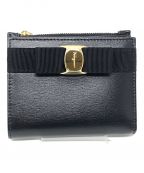 Salvatore Ferragamoサルヴァトーレ フェラガモ）の古着「2つ折り財布」｜ブラック