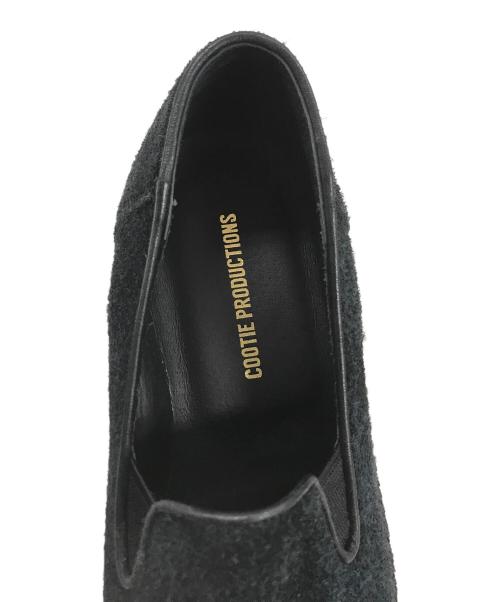 COOTIE PRODUCTIONS（クーティープロダクツ）COOTIE PRODUCTIONS (クーティープロダクツ) スウェードスリッポン ブラック サイズ:7の古着・服飾アイテム