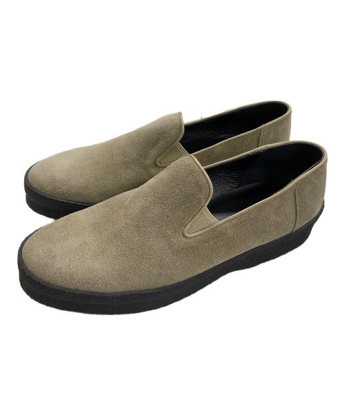 COOTIE PRODUCTIONS（クーティープロダクツ）COOTIE PRODUCTIONS (クーティープロダクツ) スウェードスリッポン ベージュ サイズ:SIZE 7の古着・服飾アイテム