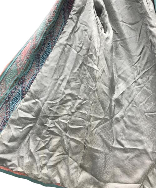 Coogi（クージー）Coogi (クージー) 3Dニットコート ブルー×ピンク サイズ:Sの古着・服飾アイテム