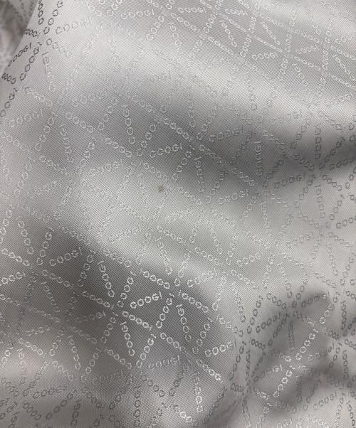 Coogi（クージー）Coogi (クージー) 3Dニットコート ブルー×ピンク サイズ:Sの古着・服飾アイテム