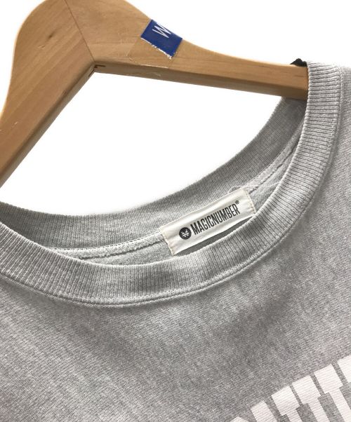 Champion（チャンピオン）Champion (チャンピオン) MAGIC NUMBER (マジックナンバー) リバースウィーブスウェット グレー サイズ:Mの古着・服飾アイテム