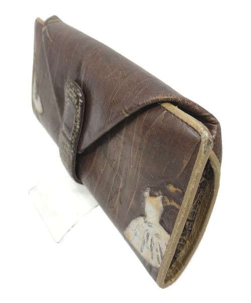 HIROKO HAYASHI（ヒロコ ハヤシ）HIROKO HAYASHI (ヒロコ ハヤシ) 長財布 ブラウン サイズ:実寸サイズにてご確認ください。の古着・服飾アイテム