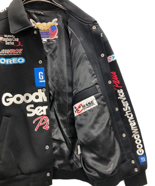 JEFF HAMILTON（ジェフハミルトン）JEFF HAMILTON (ジェフハミルトン) レーシングジャケット ブラック サイズ:Mの古着・服飾アイテム