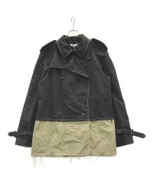 BLACK COMME des GARCONS（ブラックコムデギャルソン）の古着「コート」｜ブラック×グリーン