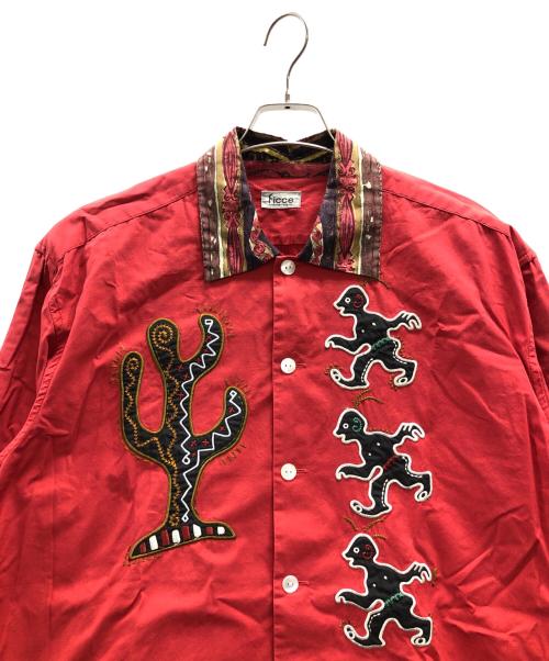 FICCE（フィッチェ）FICCE (フィッチェ) シャツ レッド サイズ:表記無しの古着・服飾アイテム