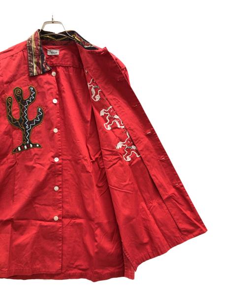 FICCE（フィッチェ）FICCE (フィッチェ) シャツ レッド サイズ:表記無しの古着・服飾アイテム