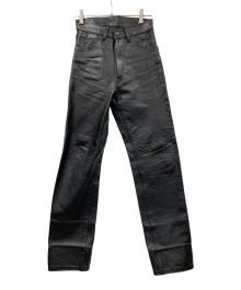 Aero LEATHER（エアロレザー）の古着「ホースレザーパンツ」｜ブラック