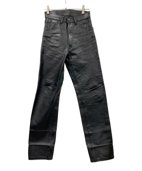 Aero LEATHER（エアロレザー）Aero LEATHER (エアロレザー) ホースレザーパンツ ブラック サイズ:W29の古着・服飾アイテム