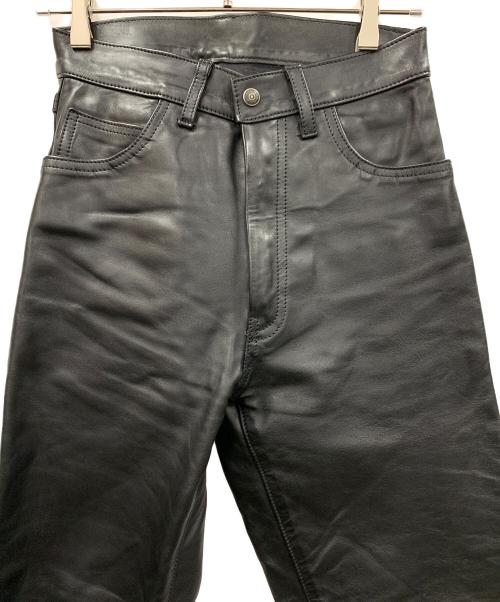 Aero LEATHER（エアロレザー）Aero LEATHER (エアロレザー) ホースレザーパンツ ブラック サイズ:W29の古着・服飾アイテム