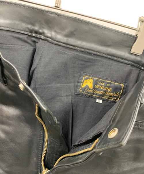Aero LEATHER（エアロレザー）Aero LEATHER (エアロレザー) ホースレザーパンツ ブラック サイズ:W29の古着・服飾アイテム