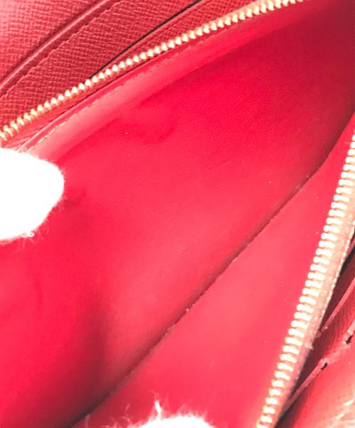 LOUIS VUITTON（ルイ ヴィトン）LOUIS VUITTON (ルイ ヴィトン) 長財布 ポルトフォイユ サラ レティーロ  モノグラム レッド×ブラウン サイズ:実寸サイズにてご確認ください。の古着・服飾アイテム