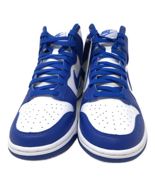 NIKE（ナイキ）NIKE (ナイキ) ハイカットスニーカー DUNK HI RETRO(ダンク ハイ レトロ) ブルー×ホワイト サイズ:27.5cm 未使用品の古着・服飾アイテム