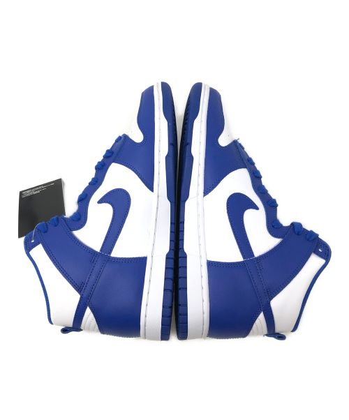 NIKE（ナイキ）NIKE (ナイキ) ハイカットスニーカー DUNK HI RETRO(ダンク ハイ レトロ) ブルー×ホワイト サイズ:27.5cm 未使用品の古着・服飾アイテム
