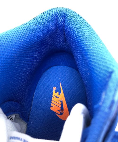 NIKE（ナイキ）NIKE (ナイキ) ハイカットスニーカー DUNK HI RETRO(ダンク ハイ レトロ) ブルー×ホワイト サイズ:27.5cm 未使用品の古着・服飾アイテム