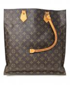 LOUIS VUITTONルイ ヴィトン）の古着「トートバッグ モノグラム サックプラ」｜ブラウン