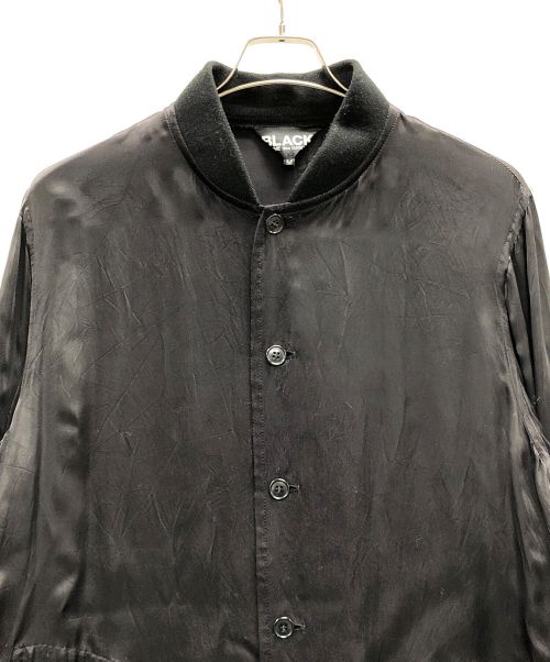 BLACK COMME des GARCONS（ブラックコムデギャルソン）BLACK COMME des GARCONS (ブラック コムデギャルソン) コート ブラック サイズ:Mの古着・服飾アイテム