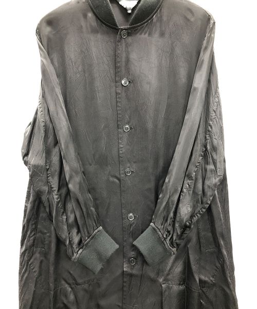 BLACK COMME des GARCONS（ブラックコムデギャルソン）BLACK COMME des GARCONS (ブラック コムデギャルソン) コート ブラック サイズ:Mの古着・服飾アイテム