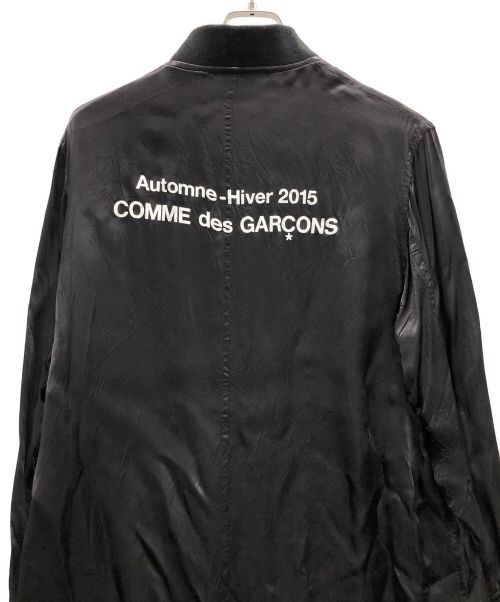 BLACK COMME des GARCONS（ブラックコムデギャルソン）BLACK COMME des GARCONS (ブラック コムデギャルソン) コート ブラック サイズ:Mの古着・服飾アイテム