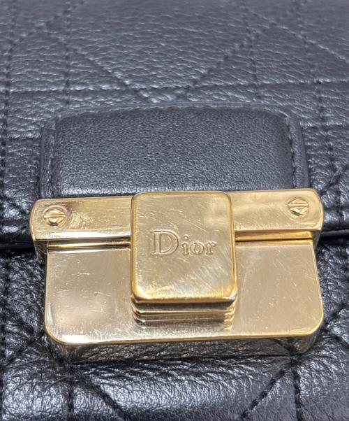 Christian Dior（クリスチャン ディオール）Christian Dior (クリスチャン ディオール) チェーンウォレット ブラックの古着・服飾アイテム