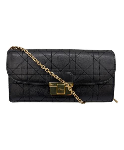 Christian Dior（クリスチャン ディオール）Christian Dior (クリスチャン ディオール) チェーンウォレット ブラックの古着・服飾アイテム