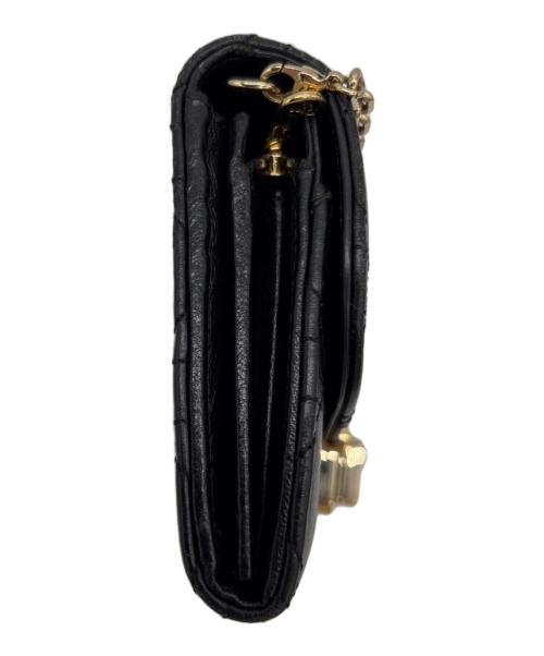 Christian Dior（クリスチャン ディオール）Christian Dior (クリスチャン ディオール) チェーンウォレット ブラックの古着・服飾アイテム
