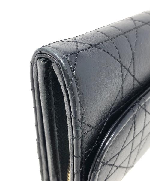 Christian Dior（クリスチャン ディオール）Christian Dior (クリスチャン ディオール) チェーンウォレット　カナージュ ブラック サイズ:実寸サイズにてご確認ください。の古着・服飾アイテム