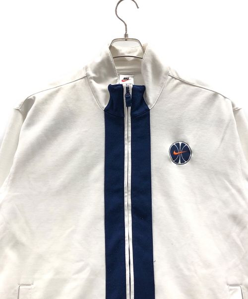 NIKE（ナイキ）NIKE (ナイキ) 90ｓ 銀タグトラックジャケット ホワイト×ネイビー サイズ:Lの古着・服飾アイテム
