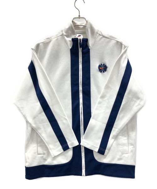 NIKE（ナイキ）NIKE (ナイキ) 90ｓ 銀タグトラックジャケット ホワイト×ネイビー サイズ:Lの古着・服飾アイテム