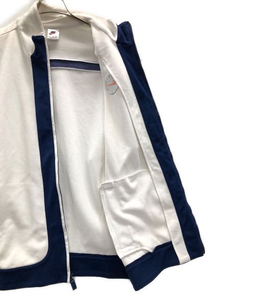NIKE（ナイキ）NIKE (ナイキ) 90ｓ 銀タグトラックジャケット ホワイト×ネイビー サイズ:Lの古着・服飾アイテム