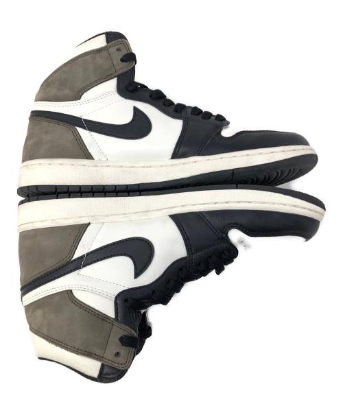 NIKE（ナイキ）NIKE (ナイキ) ハイカットスニーカー AIR JORDAN 1 RETRO HIGH OG(エア ジョーダン 1 レトロ ハイ オリジナル) ホワイト×モカ サイズ:27cmの古着・服飾アイテム