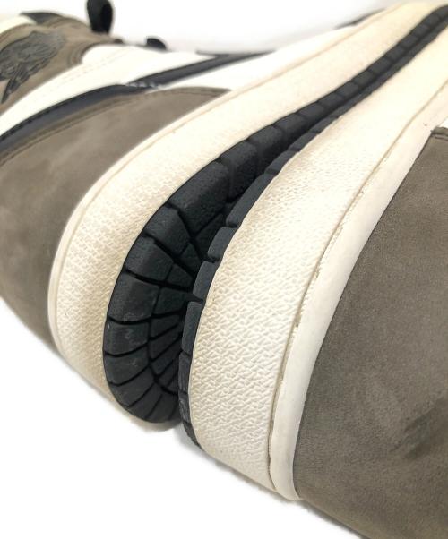 NIKE（ナイキ）NIKE (ナイキ) ハイカットスニーカー AIR JORDAN 1 RETRO HIGH OG(エア ジョーダン 1 レトロ ハイ オリジナル) ホワイト×モカ サイズ:27cmの古着・服飾アイテム