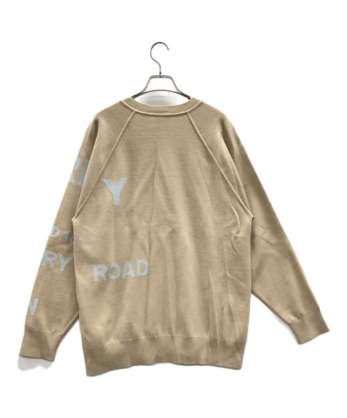 BURBERRY（バーバリー）BURBERRY (バーバリー) ホースフェリーニット ベージュ サイズ:Lの古着・服飾アイテム