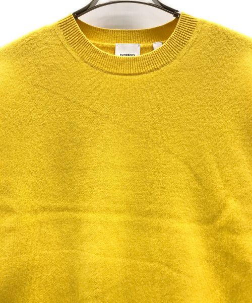 BURBERRY（バーバリー）BURBERRY (バーバリー) ニット イエロー サイズ:Mの古着・服飾アイテム
