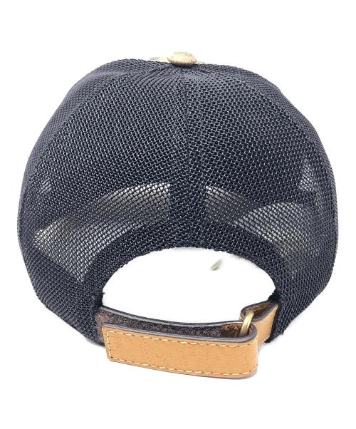 GUCCI（グッチ）GUCCI (グッチ) DISNEY (ディズニー) キャップ　ディズニーコラボ ベージュ×ブラック サイズ:M 58cmの古着・服飾アイテム