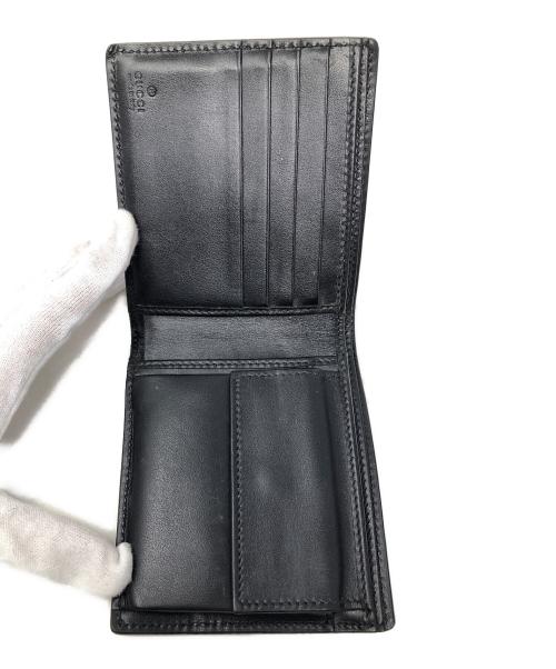 GUCCI（グッチ）GUCCI (グッチ) 2つ折り財布 ブラック サイズ:実寸サイズにてご確認ください。の古着・服飾アイテム