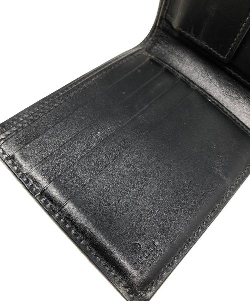 GUCCI（グッチ）GUCCI (グッチ) 2つ折り財布 ブラック サイズ:実寸サイズにてご確認ください。の古着・服飾アイテム