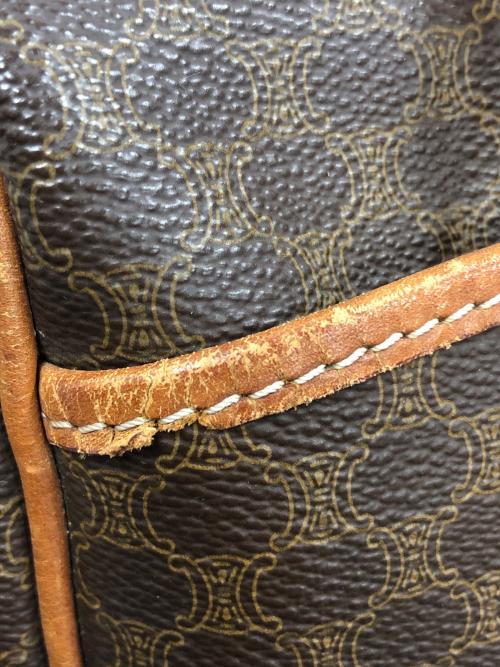 CELINE（セリーヌ）CELINE (セリーヌ) ハンドバッグ マカダム ブラウン サイズ:実寸サイズにてご確認ください。の古着・服飾アイテム