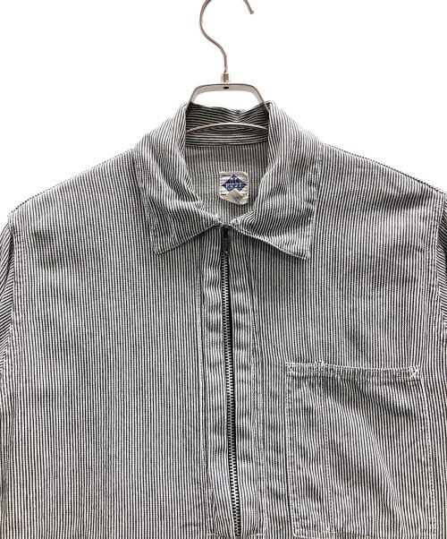 POST O'ALLS（ポストオーバーオールズ）POST O'ALLS (ポストオーバーオールズ) ハーフジップシャツ グレー サイズ:実寸サイズにてご確認ください。の古着・服飾アイテム