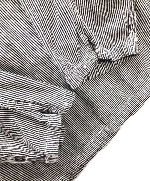 POST O'ALLS（ポストオーバーオールズ）POST O'ALLS (ポストオーバーオールズ) ハーフジップシャツ グレー サイズ:実寸サイズにてご確認ください。の古着・服飾アイテム