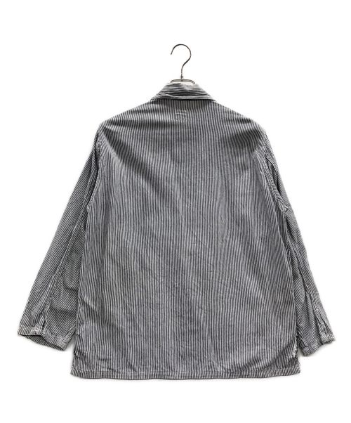 POST O'ALLS（ポストオーバーオールズ）POST O'ALLS (ポストオーバーオールズ) ハーフジップシャツ グレー サイズ:実寸サイズにてご確認ください。の古着・服飾アイテム