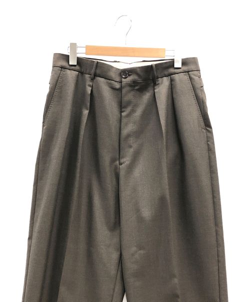 STEVEN ALAN（スティーブンアラン）STEVEN ALAN (スティーブンアラン) チノパンツ MGD IN 2PLEATED DRESS TROUSERS ブラウン サイズ:XLの古着・服飾アイテム