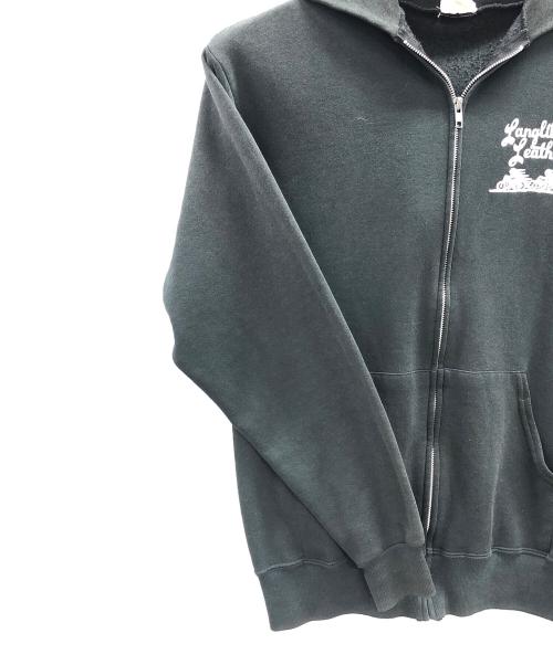 Langlitz Leathers（ラングリッツレザー）Langlitz Leathers (ラングリッツレザー) ジップパーカー ブラック サイズ:実寸サイズにてご確認ください。の古着・服飾アイテム