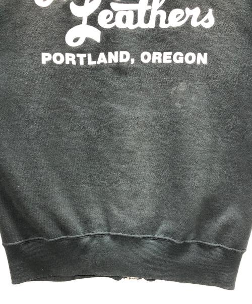 Langlitz Leathers（ラングリッツレザー）Langlitz Leathers (ラングリッツレザー) ジップパーカー ブラック サイズ:実寸サイズにてご確認ください。の古着・服飾アイテム