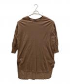 mizuiro-indミズイロインド）の古着「カットソーワンピース」｜ブラウン