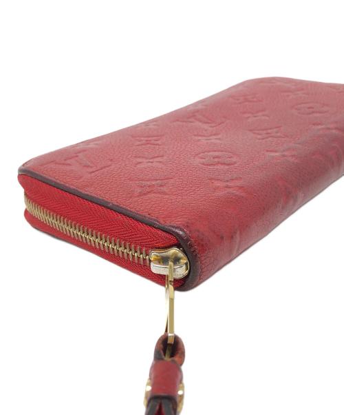 LOUIS VUITTON（ルイ ヴィトン）LOUIS VUITTON (ルイ ヴィトン) 長財布 モノグラム・アンプラント ジッピー･ウォレット レッド サイズ:実寸サイズにてご確認ください。の古着・服飾アイテム
