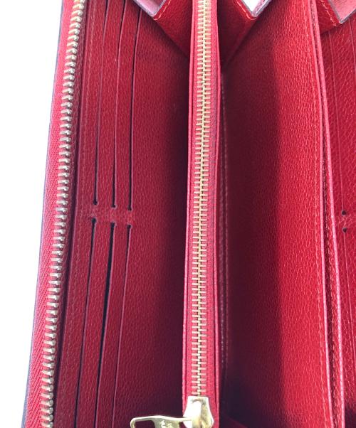 LOUIS VUITTON（ルイ ヴィトン）LOUIS VUITTON (ルイ ヴィトン) 長財布 モノグラム・アンプラント ジッピー･ウォレット レッド サイズ:実寸サイズにてご確認ください。の古着・服飾アイテム