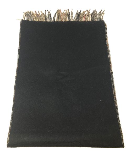 BURBERRY（バーバリー）BURBERRY (バーバリー) リバーシブルマフラー ベージュ×ブラック サイズ:168X30cmの古着・服飾アイテム